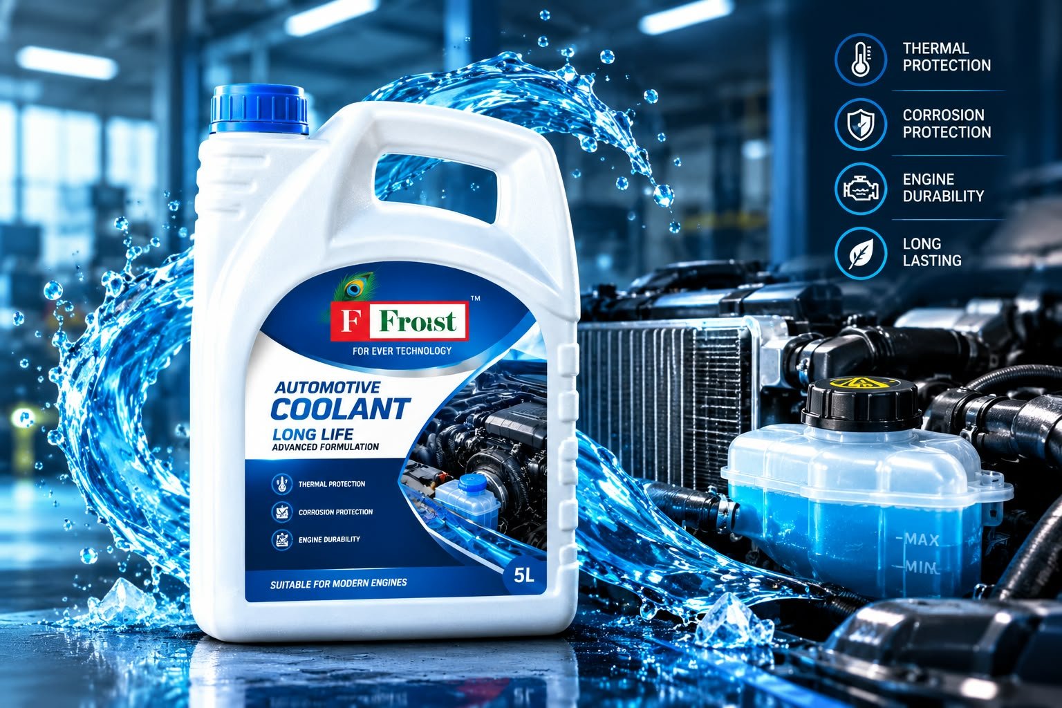 F Frost Blue Series Heavy-Duty Coolant